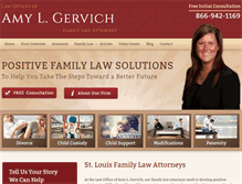 Tablet Screenshot of divorcelawstlouis.com